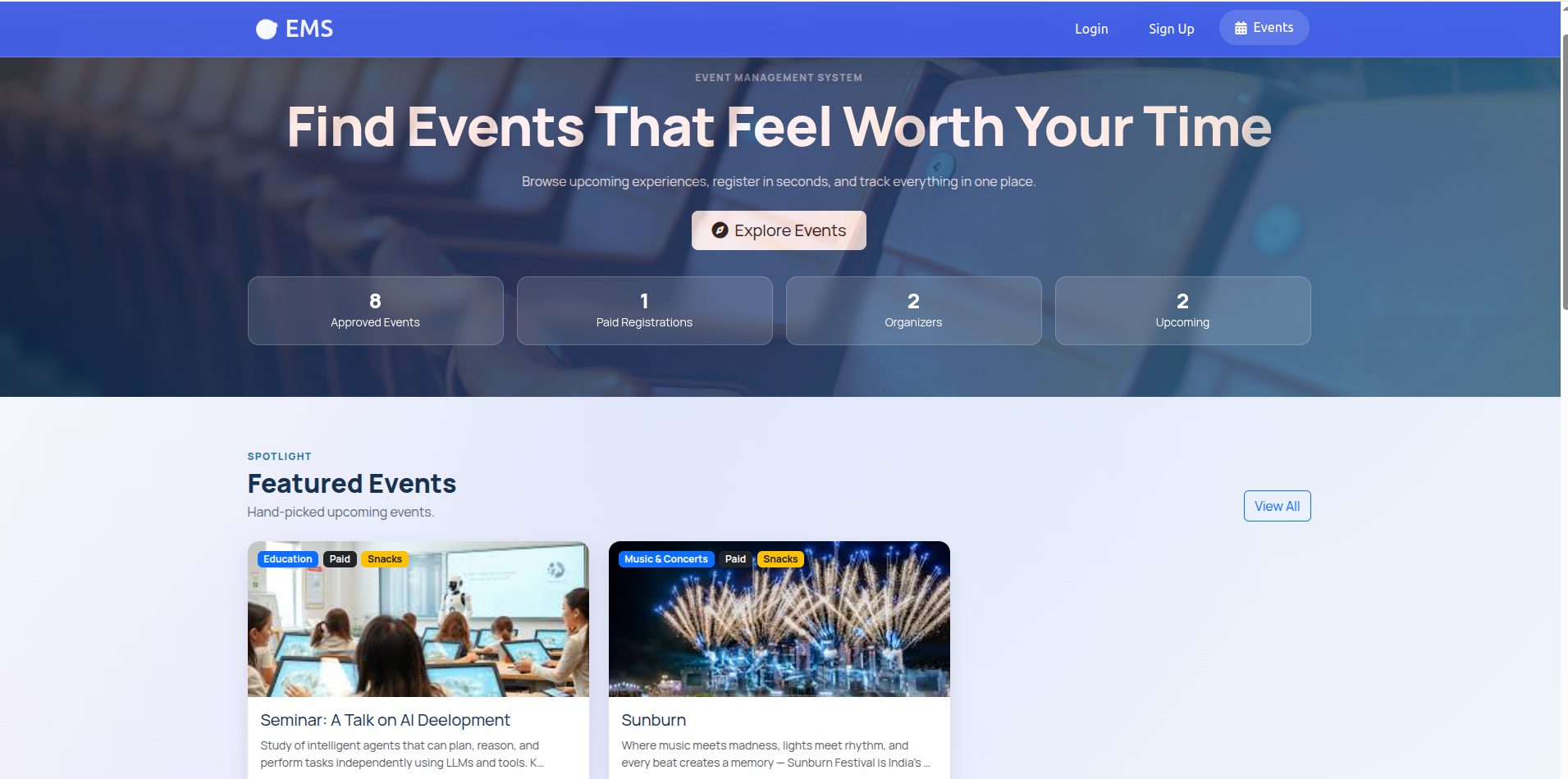 Event Management System